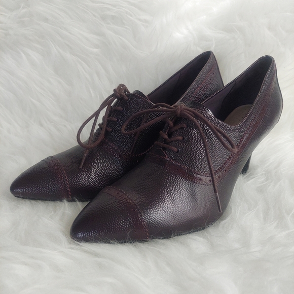 Rockport Shoes - Rockport Lianna Brouge Oxford Leather Shoes Size 9.5
